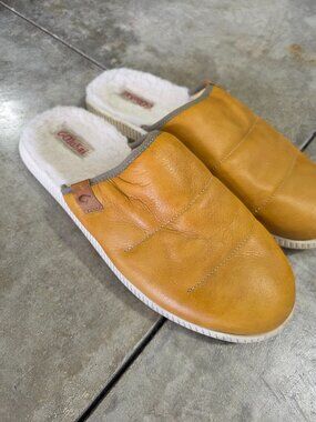 Men's Leather Mule slippers SIZE 11